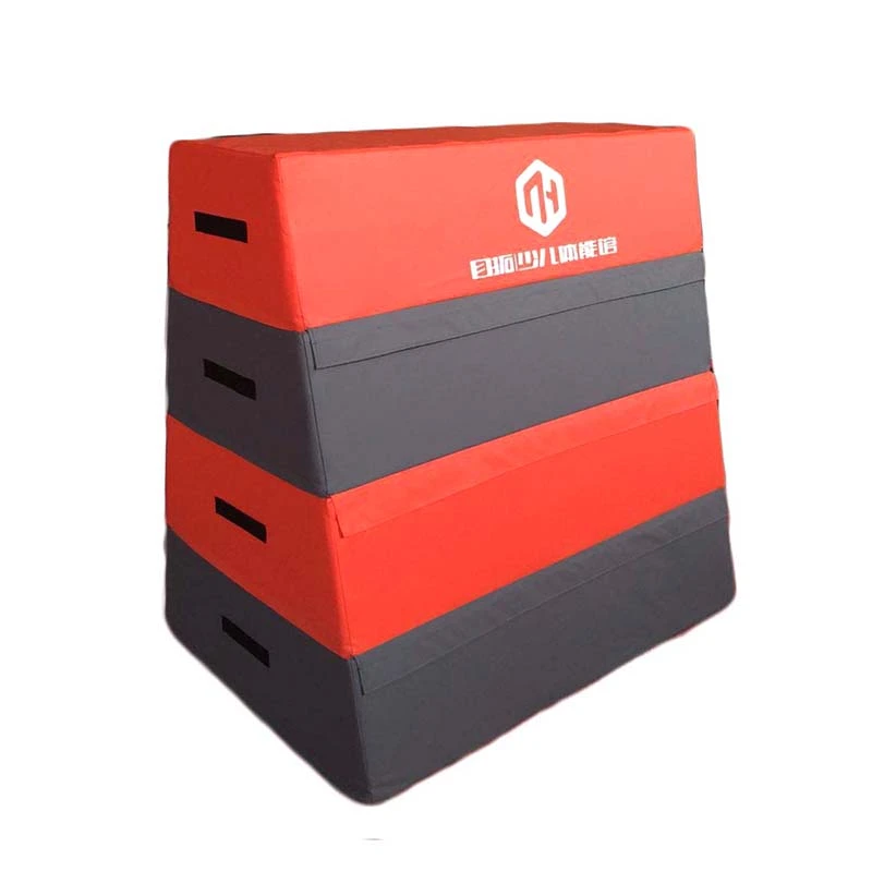 Zachte Jump Box met vier secties en vierkante bovenkant