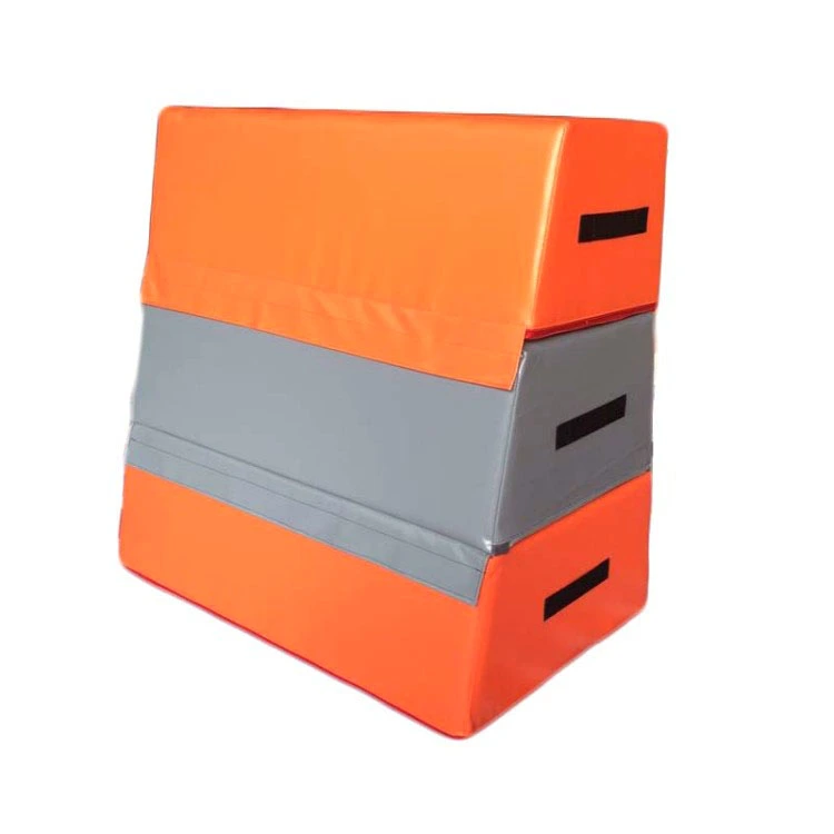 Zachte springbox met drie delen en vierkante bovenkant